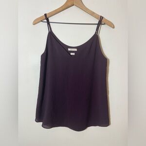 Babaton Women’s Camisole Tank Top Blouse In Plum Purple Size S
